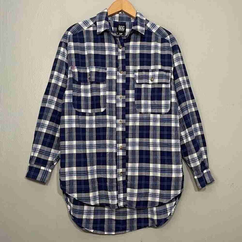 Blue Plaid Men's Shirt